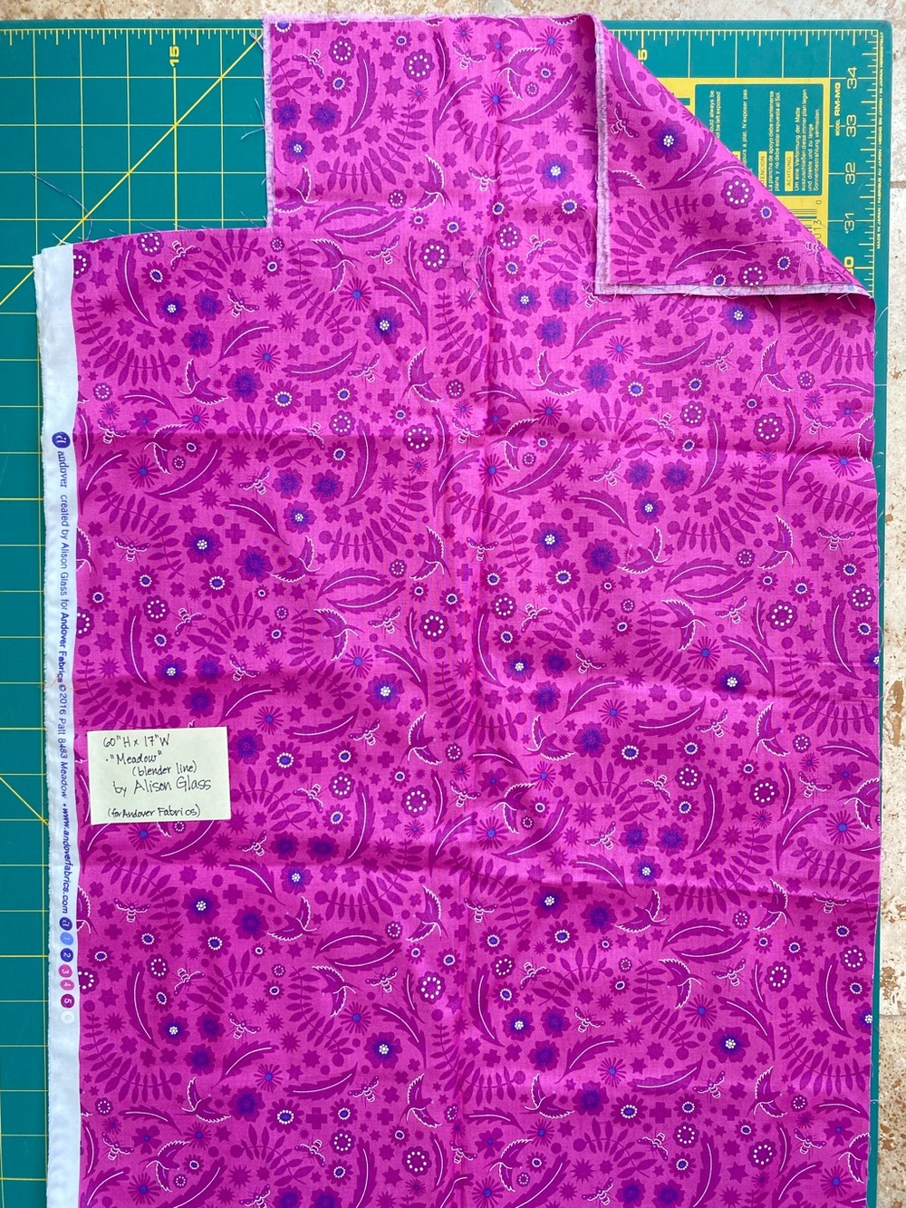 OOP Alison Glass Fabrics- 2016 “Renewal” & “Meadow”(blender). - Picture 10 of 12